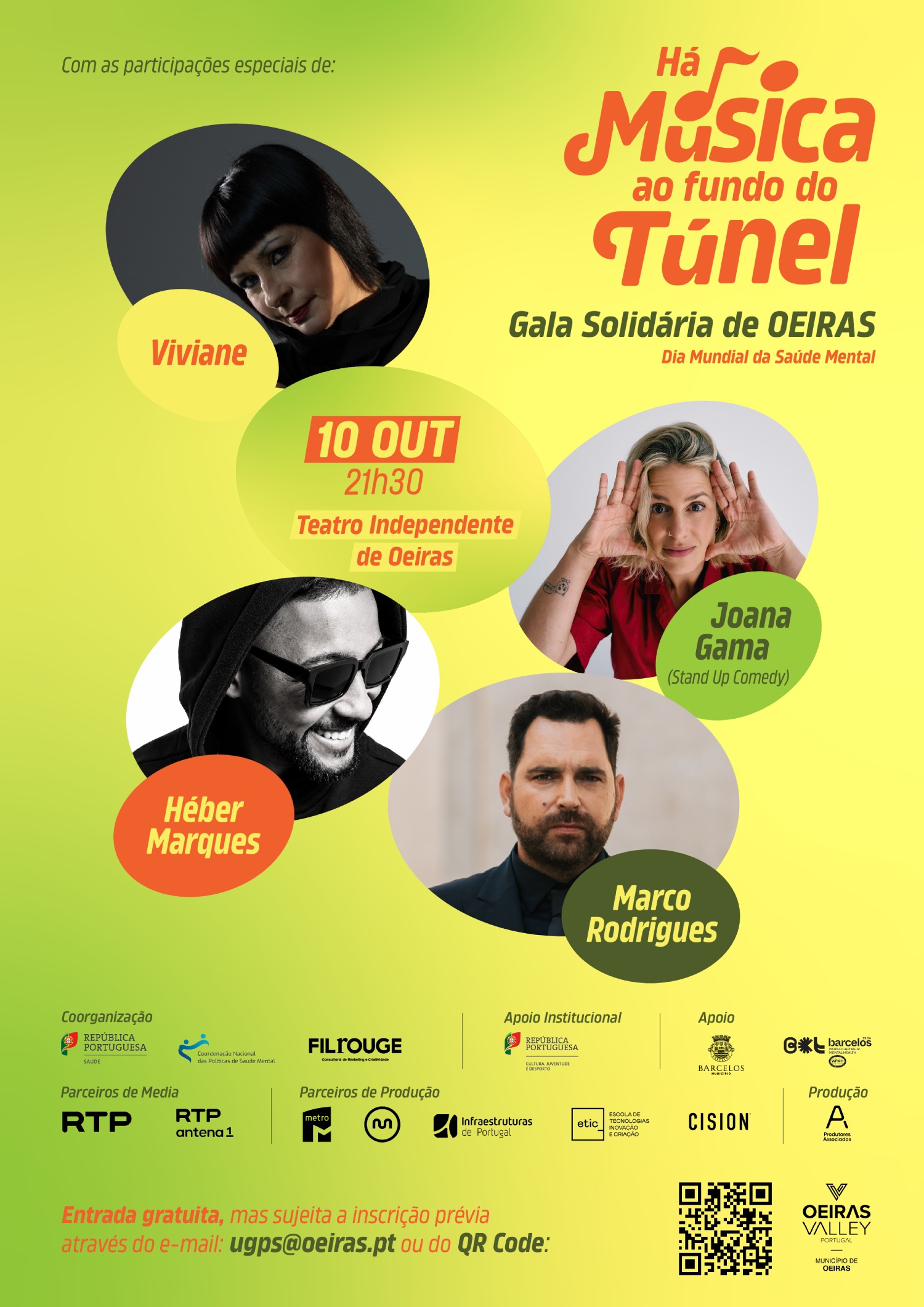Cartaz Gala Solidária Oeiras 2026